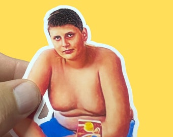 Nikola Jokic Sticker, Denver Nuggets, Young Jokic, MVP, Weatherproof Premium Matte Sticker, Laptop,  Hydroflask, Water Bottle Decal