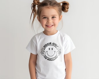 School Enrollment T-Shirt Smiley I'm a school child now