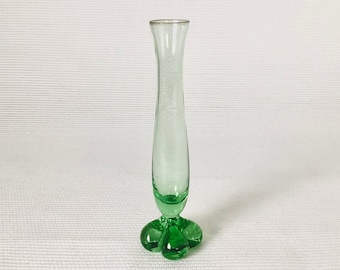 Vintage Swedish Glass Orchid Vase – Attributed to Åseda Glasbruk (1970s)