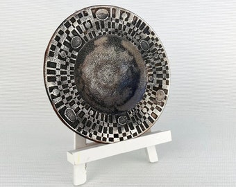 Vintage Mid-Century Brutalist Steel Bowl – Olav Joa for Polaris, Norway (1970s)