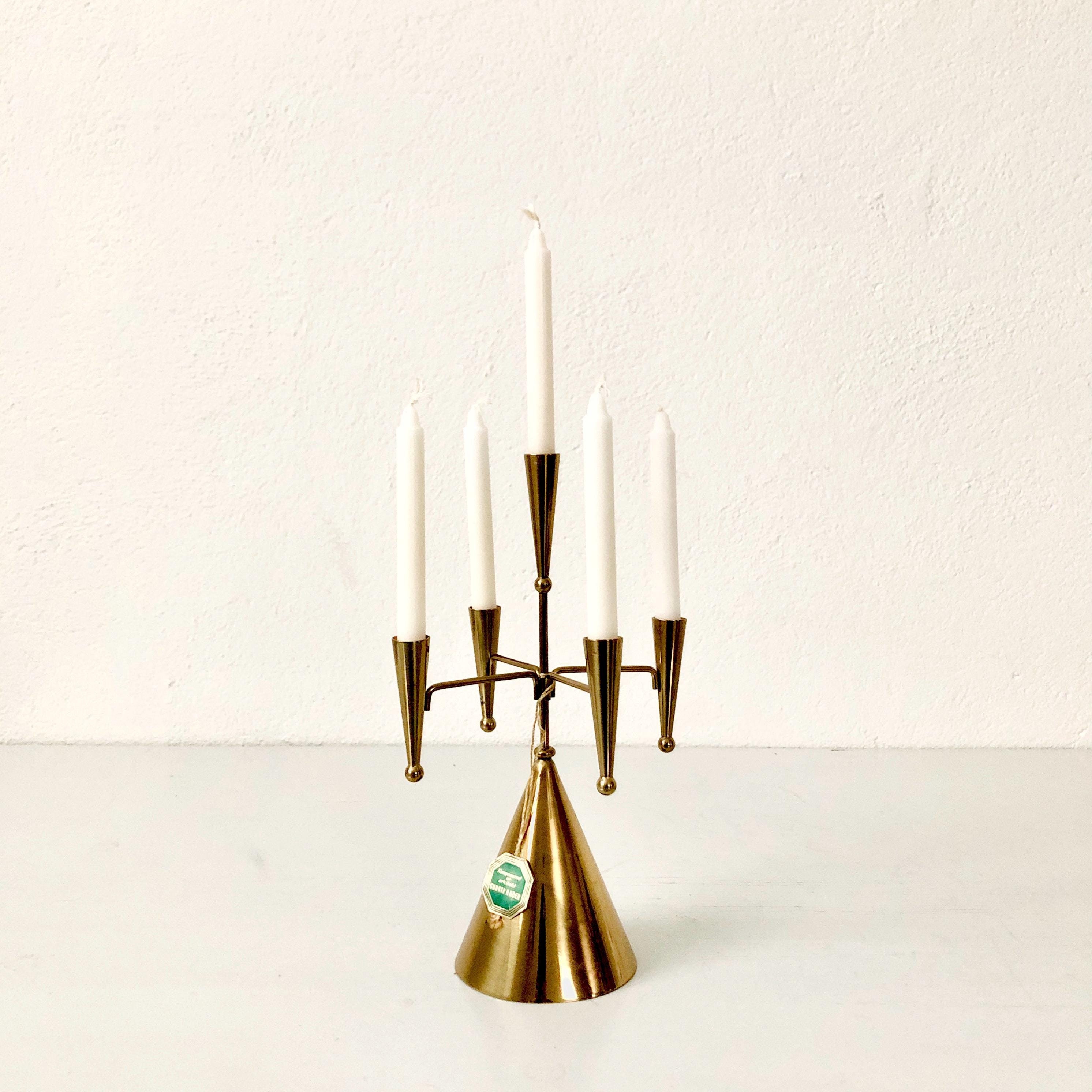 Mid-Century Swedish Candelabra – Gunnar Ander for Ystad Metall, 1950s Modernist Design