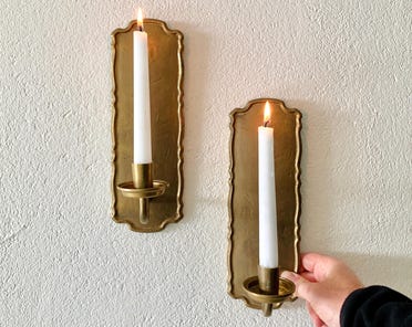 壁掛けキャンドル台 - Etsy 日本