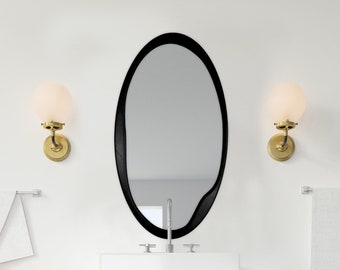 Oval Mirror for Wall, Oval Wall Mirror, Wall Decor Boho Mirror, Home Decor, Modern Oval Wall Mirror, Bathroom Mirror, Large Wall Mirror