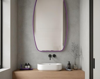 Unique Mirror Decor Modern Aesthetic Wall Mirror Luxury Mirror Bathroom Mirror Asymmetrical Mirror Bedroom Mirror