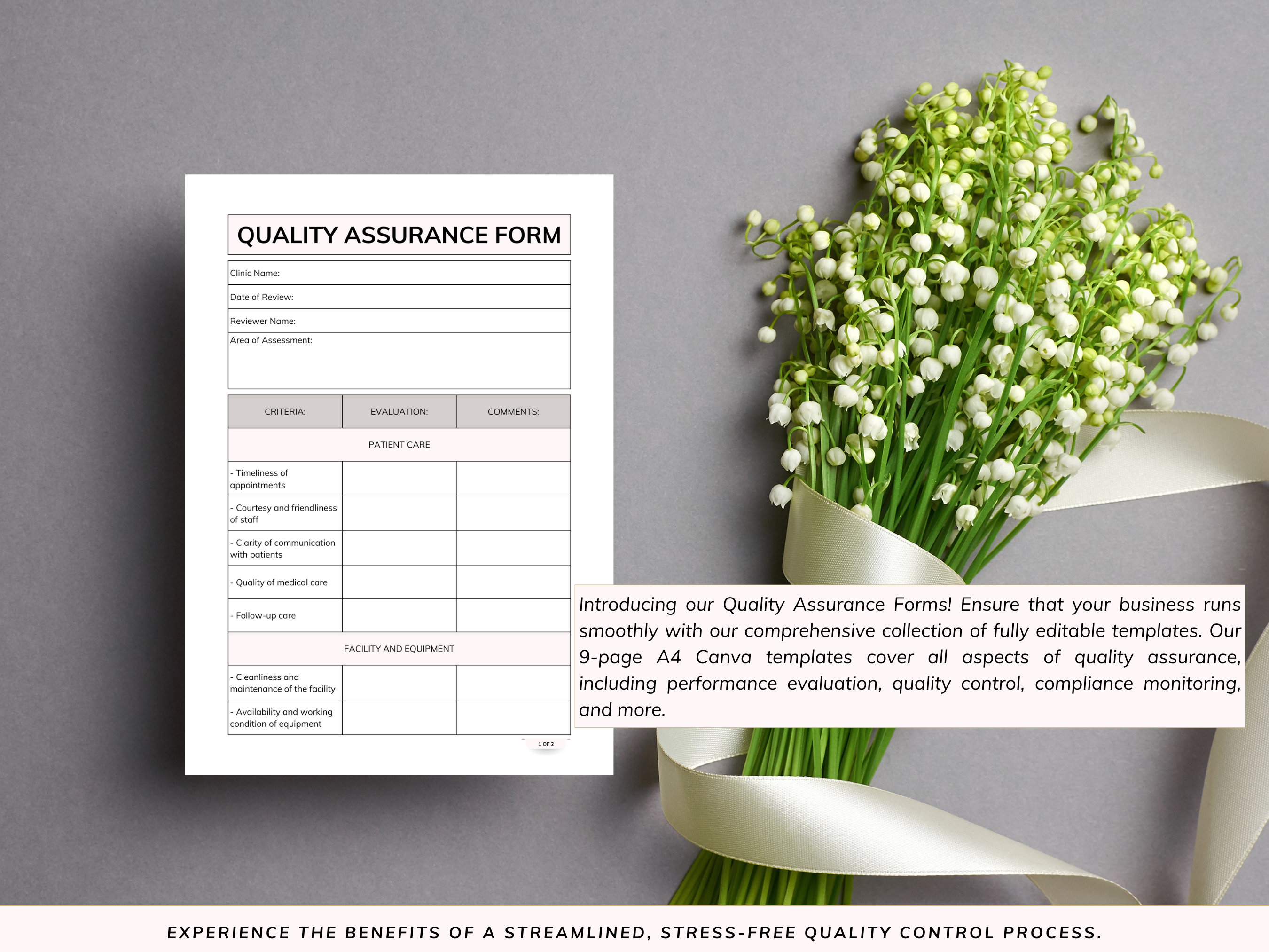 6 Quality Assurance Forms Templates - Track and Manage Your Process ...