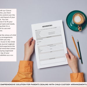 Child Custody Journal: the Essential Log Book for Keeping Accurate ...
