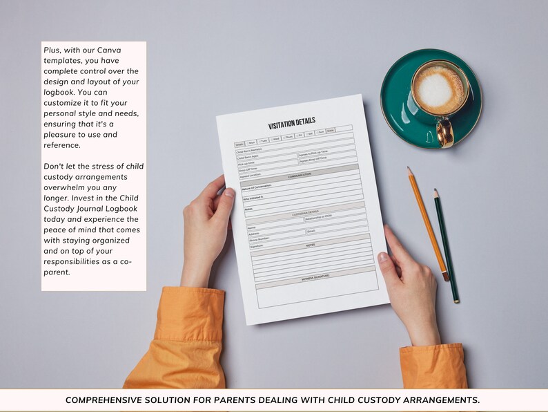 Child Custody Journal: the Essential Log Book for Keeping Accurate ...