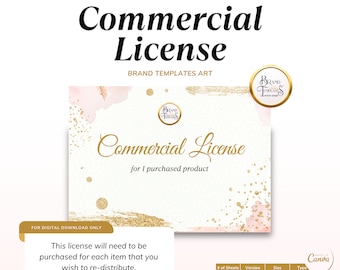 Commercial license - For ONE Product