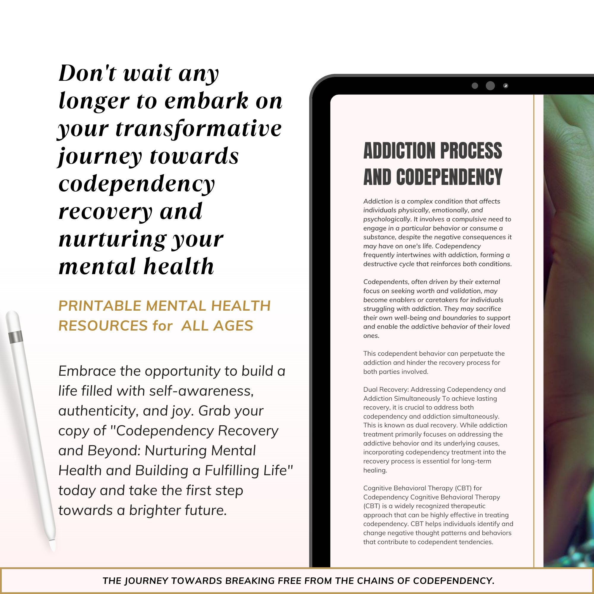 60-page Codependency Recovery Workbook | Canva Editable | Practical ...
