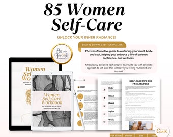 Self-Care Workbook for Women: Mindfulness, Planners, and Journals (PDF)
