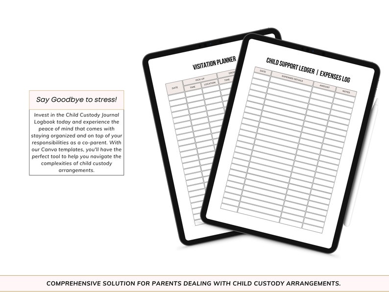 Child Custody Journal the Essential Log Book for Keeping Accurate