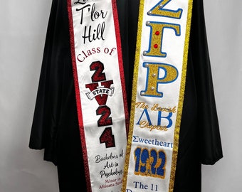 Pre-design Sigma Gamma Rho/ Collegiate Graduation Stole