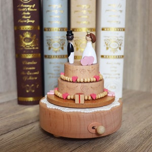 Creative Gift wedding present Music Box  wedding anniversary engagement  gifts Music Box Wooden Crafts Children Gift  Home Decoration
