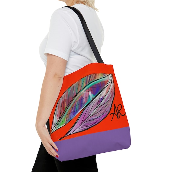 Abstract Leaves (2023) AOP Tote Bag