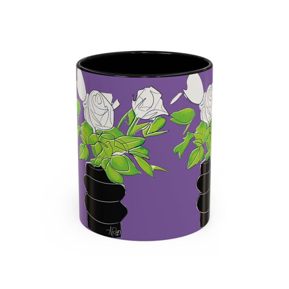 Moms Roses Pop Art Mug | Accent Coffee Mug 11oz 15oz