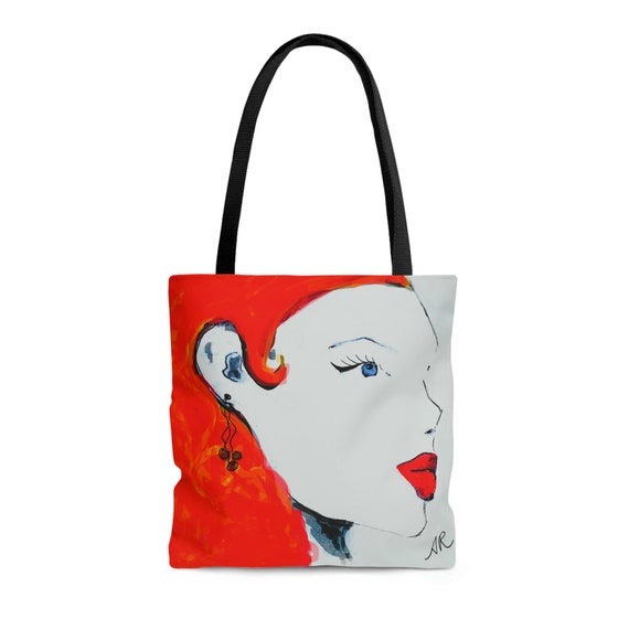 Beauty in Red (2023) AOP Tote Bag