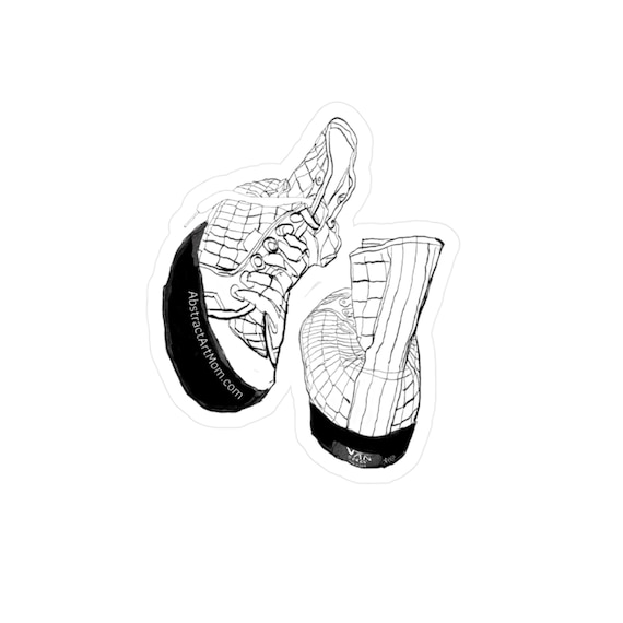 Dad's Vans - Sneaker Cut Vinyl Decal | Sticker
