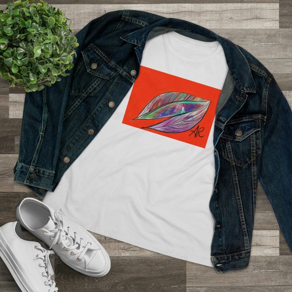 Abstract Leaves (2023) Women's Premium Tee