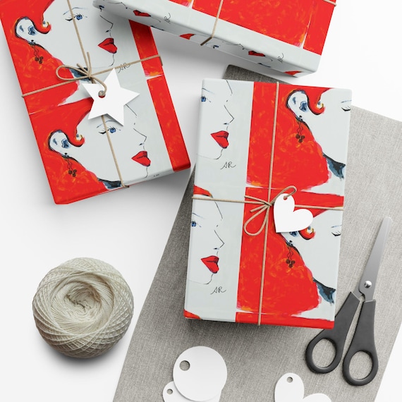 Beauty in Red - Wrapping Paper, Chic & Fashionable Gift Wrap