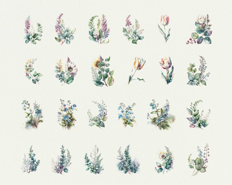 Artsy Botanical Sticker Pack for Digital Planning | for Goodnotes ...
