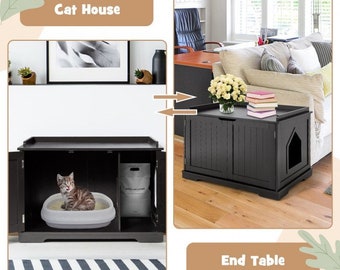 Cat cage wood, cat house wooden, Perfect cat castle love. Cat enclosure pen for your loved ones! Cat bed and indoor cage. Outdoor Kitty
