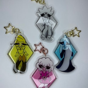Steven Universe Diamond Keychains