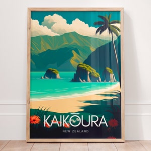 KAIKOURA Print, New Zealand Art