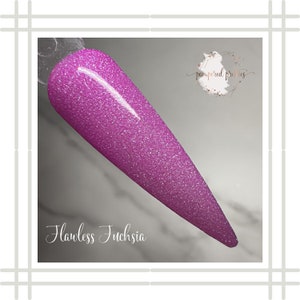 Flawless Fuchsia Shimmer Dipping Powder | Dip Powder For Nails | Acrylic Powder | Shimmer Dip Powder | Nail Dips