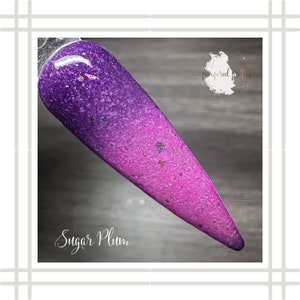 Sugar Plum Thermal Dip Powder | Glitter Dipping Powder | Dip Powder For Nails | Acrylic Powder | Thermal Nails | Nail Dips