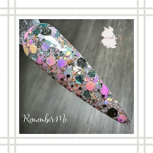 Remember Me Dip Powder | Glitter Dipping Powder | Dip Powder For Nails | Acrylic Powder | Nail Dips
