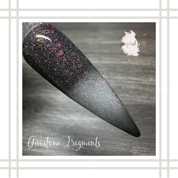 Gemstone Fragments Thermal Dip Powder | Glitter Dipping Powder | Dip Powder For Nails | Acrylic Powder | Glitter Dip Powder | Nail Dips