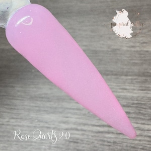 Rose Quartz 2.0 Buildable Dipping Powder | Dip Powder For Nails | Acrylic Powder | Thermal Nails | Nail Dips