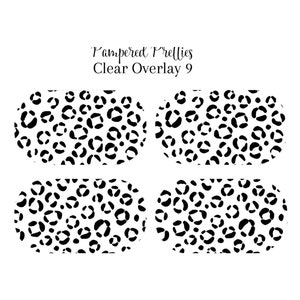 Petite Pretties - Clear Overlay - 9 Nail Decals | Waterslide Decals | Nail Wraps