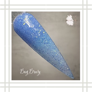 Bay Breeze Thermal Glitter Dip Powder | Glitter Dipping Powder | Dip Powder For Nails | Acrylic Powder | Thermal Nails | Nail Dips
