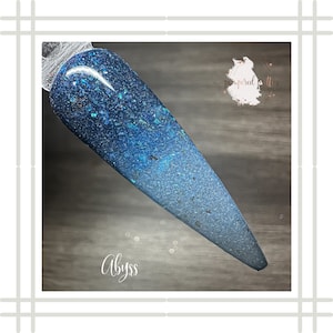 Abyss Thermal Dip Powder | Glitter Dipping Powder | Dip Powder do paznokci | Puder akrylowy | Glitter Dip Powder | Nail Dips