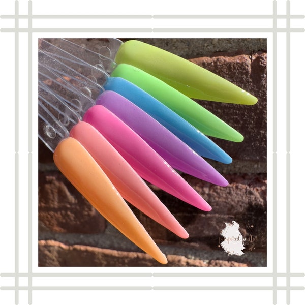 Pastel Pretties Dip Powder Collection | Dip Powder For Nails | Acrylic Powder | Solid Dip Powder | Nail Dips