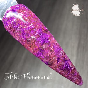 Flakin’ Phenomenal | Foil Nail Dipping Powder | Dip Powder For Nails | Acrylic Powder | Shimmer Dip Powder | Nail Dips