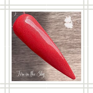 Fire In The Sky Shimmer Dipping Powder | Dip Powder For Nails | Acrylic Powder | Shimmer Dip Powder | Nail Dips