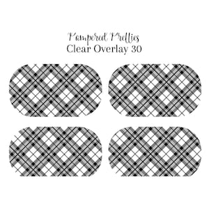 Petite Pretties - Clear Overlay - 30 Nail Decals | Waterslide Decals | Nail Wraps
