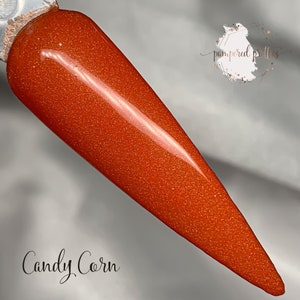 Candy Corn Shimmer Dip Powder | Dip Powder For Nails | Acrylic Powder | Glitter Dip Powder | Nail Dips