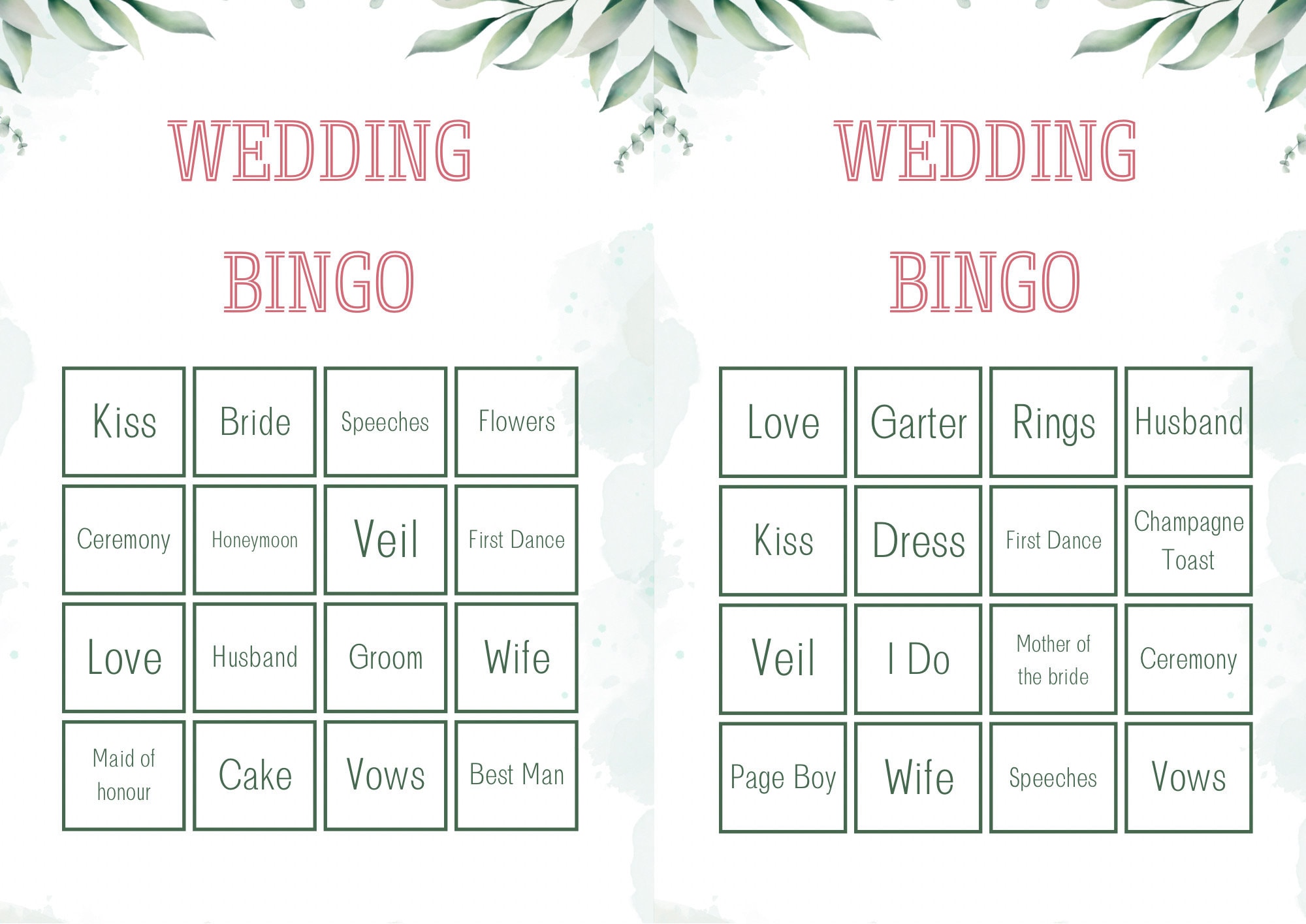 Printable Hen Party Bingo Game Instant Download Etsy — free download