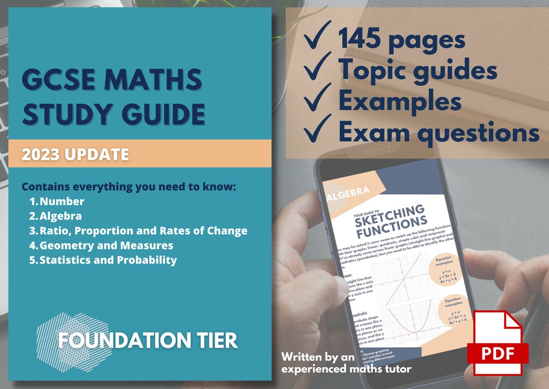 GCSE Maths Study Guides Maths Book Goal Setting Worksheet Etsy
