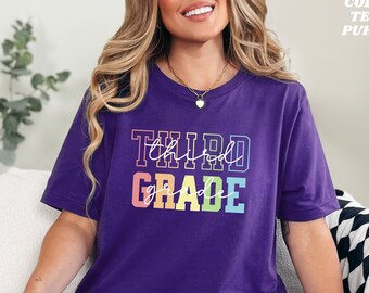 Third Grade Teacher Shirt, 3rd Grade Teacher Shirt, 3rd Grade T-Shirt, Third Grade team shirt, Back to school, New Teacher Appreciation Gift