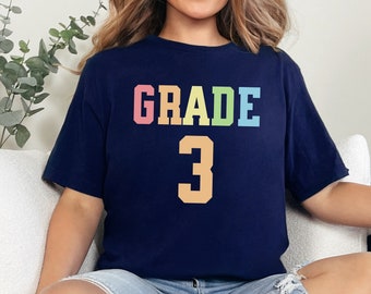 Third Grade Teacher Shirt, 3rd Grade Teacher Shirt, 3rd Grade T-Shirt, Third Grade team shirt, Back to school, New Teacher Appreciation Gift