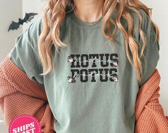 Comfort Colors® SLP Halloween T-Shirt, Hotus Potus Shirt, Speech Therapy Halloween Shirt, Ghost Tee, Spooky Fall Shirt, SLP Fall Sweatshirt