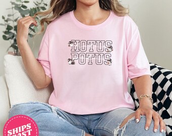 Speech Therapy Pink Halloween Shirt, Hotus Potus Tee, SLP Halloween Sweatshirt, Cute Ghost Sweatshirt, SLP Fall Sweatshirt, AAC Halloween