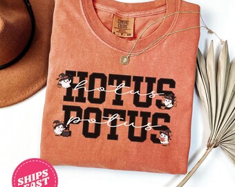 Hotus Potus Halloween Shirt, Comfort Colors® SLP Halloween, Speech Therapy Halloween Shirt, Ghost Tee, Spooky Fall Shirt,SLP Fall Sweatshirt