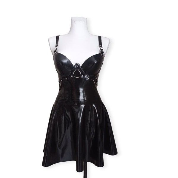 cutout dress black Flaunt Your Curves with our Fitted Mini BLACK MOCK NECK DRESS Size:l occasion:OCCASION