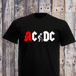 Old Rocker Pharmacies ACDC T Shirt Father's Day Gift Hard Rock Metal Rock, T-Shirt Black Old Gentlemen Grandpa Birthday Gift Birthday image 2