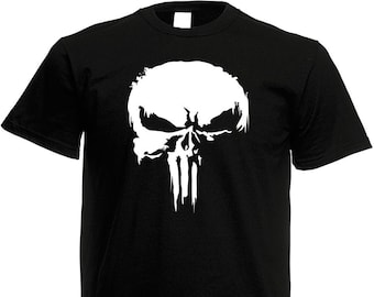 Punisher, T-Shirt Black / Black Soldier Soldier Skull Army Vendetta